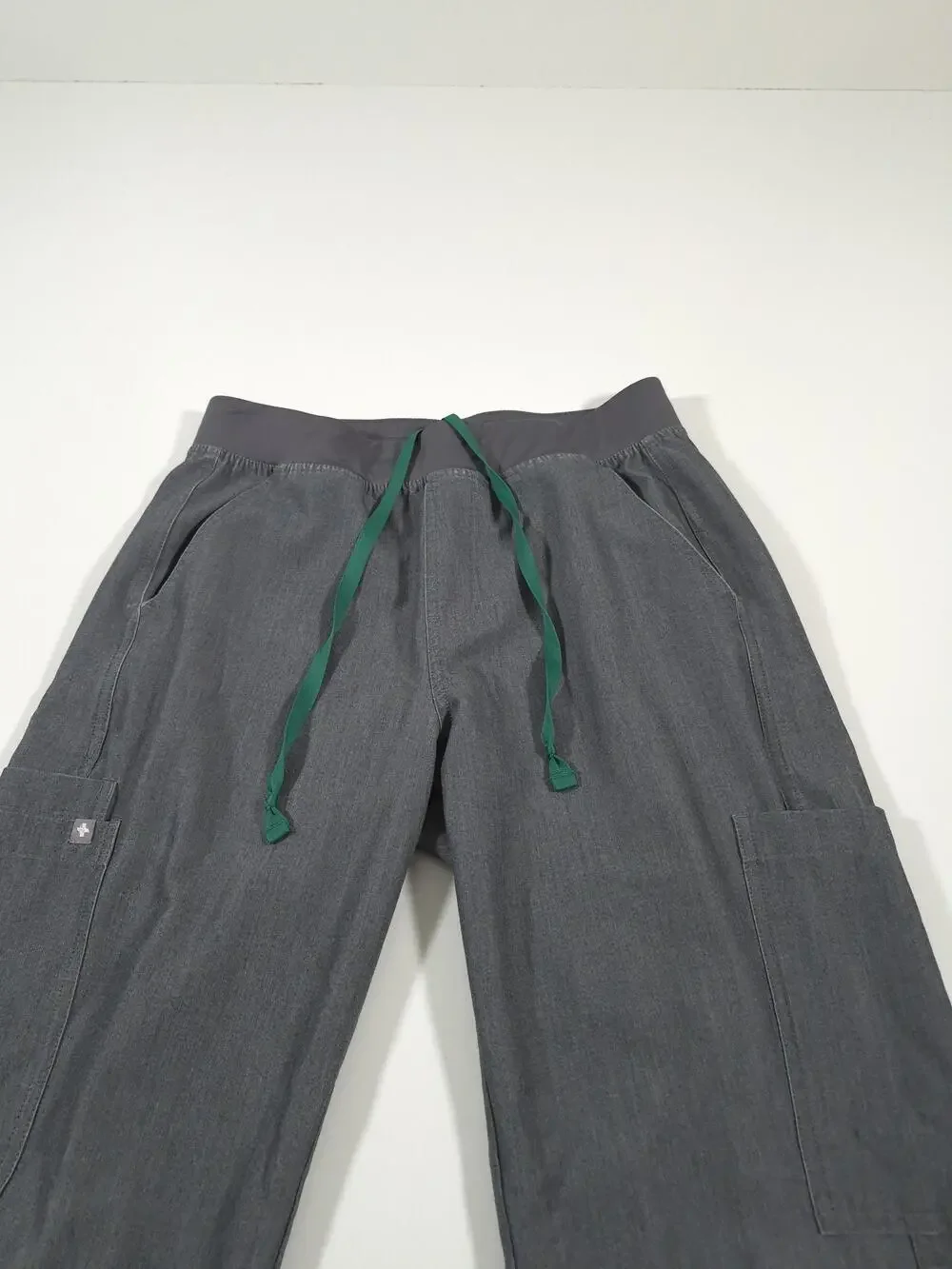 Figs Axim Straight-Leg Scrub Pants Men's Small Gray Nurse Doctor